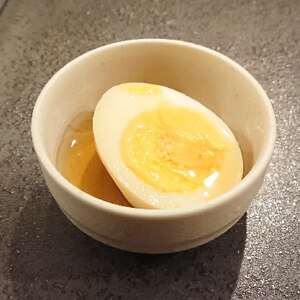 味ぽんで簡単！子どもも食べやすい固さの煮卵！